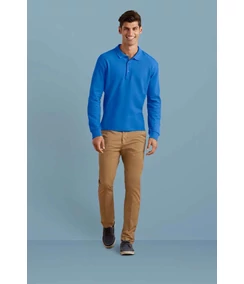 PREMIUM COTTON® ADULT LONG SLEEVE DOUBLE PIQUÉ POLO