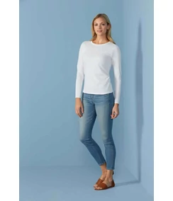 SOFTSTYLE® LADIES' LONG SLEEVE T-SHIRT