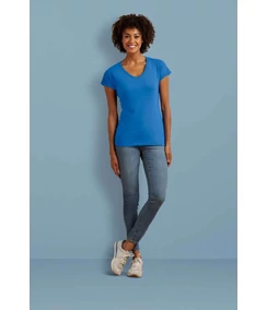 SOFTSTYLE® LADIES' V-NECK T-SHIRT