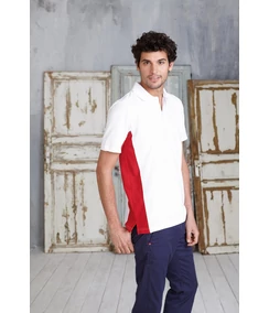 FLAG - SHORT SLEEVE BI-COLOUR POLO SHIRT