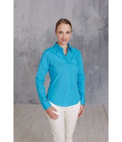 JESSICA - LADIES' LONG SLEEVE EASY CARE POLYCOTTON POPLIN SHIRT