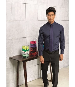 MEN'S LONG SLEEVE POPLIN SHIRT