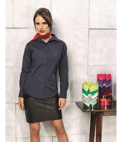 LADIES’ LONG SLEEVE POPLIN BLOUSE