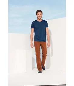 IMPERIAL FIT MEN'S ROUND COLLAR CLOSE FITTING T-SHIRT