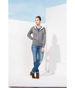 SHERPA UNISEX ZIPPED JACKET WITH "SHERPA" LINING