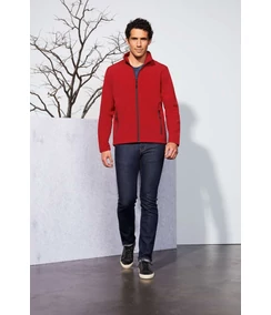 RACE MEN SOFTSHELL ZIP JACKET