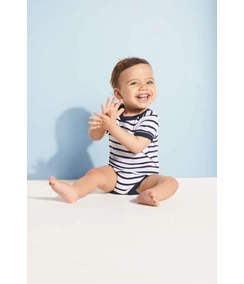 MILES BABY STRIPED BODYSUIT