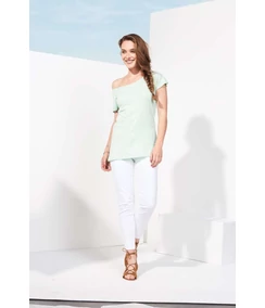 MARYLIN WOMEN’S SHORT SLEEVE LONG KIMONO T-SHIRT