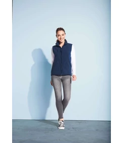 NORWAY UNISEX SLEEVELESS FLEECE CARDIGAN
