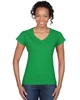 SOFTSTYLE® LADIES' V-NECK T-SHIRT