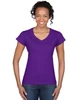 SOFTSTYLE® LADIES' V-NECK T-SHIRT