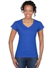 SOFTSTYLE® LADIES' V-NECK T-SHIRT