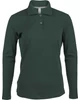 LADIES' LONG SLEEVE PIQUE POLO SHIRT