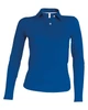 LADIES' LONG SLEEVE PIQUE POLO SHIRT