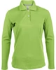 LADIES' LONG SLEEVE PIQUE POLO SHIRT