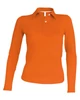 LADIES' LONG SLEEVE PIQUE POLO SHIRT