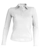 LADIES' LONG SLEEVE PIQUE POLO SHIRT