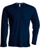 MEN’S LONG SLEEVE V-NECK T-SHIRT