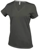 LADIES' SHORT SLEEVE V-NECK T-SHIRT