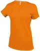 LADIES' SHORT SLEEVE V-NECK T-SHIRT