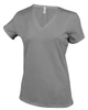 LADIES' SHORT SLEEVE V-NECK T-SHIRT