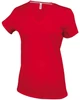 LADIES' SHORT SLEEVE V-NECK T-SHIRT