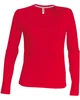 LADIES' LONG SLEEVE V-NECK T-SHIRT