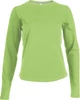 LADIES' LONG SLEEVE CREW NECK T-SHIRT