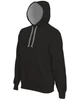 CONTRAST HOODED SWEATSHIRT