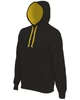 CONTRAST HOODED SWEATSHIRT