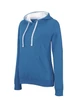LADIES’ CONTRAST HOODED SWEATSHIRT
