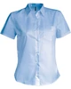 JUDITH - LADIES' SHORT SLEEVE EASY CARE POLYCOTTON POPLIN SHIRT