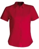 JUDITH - LADIES' SHORT SLEEVE EASY CARE POLYCOTTON POPLIN SHIRT