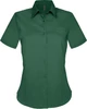 JUDITH - LADIES' SHORT SLEEVE EASY CARE POLYCOTTON POPLIN SHIRT