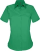JUDITH - LADIES' SHORT SLEEVE EASY CARE POLYCOTTON POPLIN SHIRT