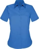 JUDITH - LADIES' SHORT SLEEVE EASY CARE POLYCOTTON POPLIN SHIRT
