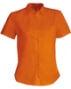 JUDITH - LADIES' SHORT SLEEVE EASY CARE POLYCOTTON POPLIN SHIRT
