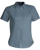 JUDITH - LADIES' SHORT SLEEVE EASY CARE POLYCOTTON POPLIN SHIRT