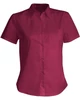 JUDITH - LADIES' SHORT SLEEVE EASY CARE POLYCOTTON POPLIN SHIRT