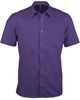 ACE - MEN'S SHORT SLEEVE EASY CARE POLYCOTTON POPLIN SHIRT
