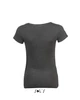 MIXED WOMEN ROUND COLLAR T-SHIRT