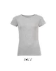 MIXED WOMEN ROUND COLLAR T-SHIRT