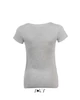 MIXED WOMEN ROUND COLLAR T-SHIRT