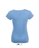 MIXED WOMEN ROUND COLLAR T-SHIRT