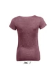 MIXED WOMEN ROUND COLLAR T-SHIRT