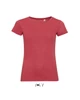 MIXED WOMEN ROUND COLLAR T-SHIRT