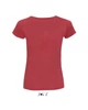 MIXED WOMEN ROUND COLLAR T-SHIRT