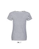 MILES WOMEN ROUND NECK STRIPED T-SHIRT