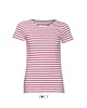 MILES WOMEN ROUND NECK STRIPED T-SHIRT