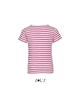 MILES KIDS' ROUND NECK STRIPED T-SHIRT